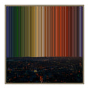 30×30" Float Frame Canvas - Natural Frame variant