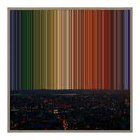 30×30" Float Frame Canvas - Natural Frame variant