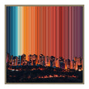 Leinwandbild mit Schattenfugenrahmen im Format 30×30", Rahmen aus Naturholz