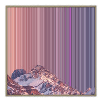 30×30" Float Frame Canvas - Natural Frame variant
