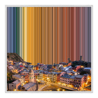 Leinwandbild mit Schattenfugenrahmen im Format 30×30", weißer Rahmen