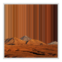30×30" Float Frame Canvas - White Frame variant