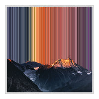 Lienzo con marco flotante, 30×30", marco blanco