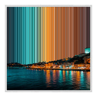 Lienzo con marco flotante, 30×30", marco blanco
