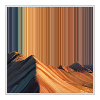 Lienzo con marco flotante, 30×30", marco blanco