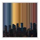 30×30" Float Frame Canvas - White Frame variant