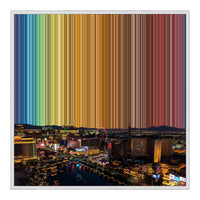 30×30" Float Frame Canvas - White Frame variant