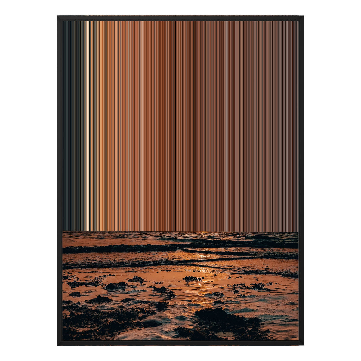 30×40" Float Frame Canvas - Black Frame variant