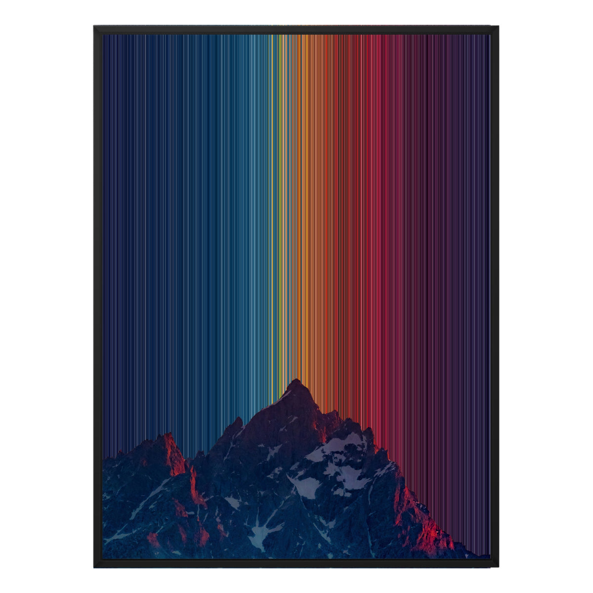 30×40" Float Frame Canvas - Black Frame variant