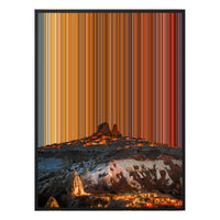 Canvastavla i floaterram, 30×40", svart ram