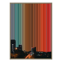30×40" Float Frame Canvas - Natural Frame variant