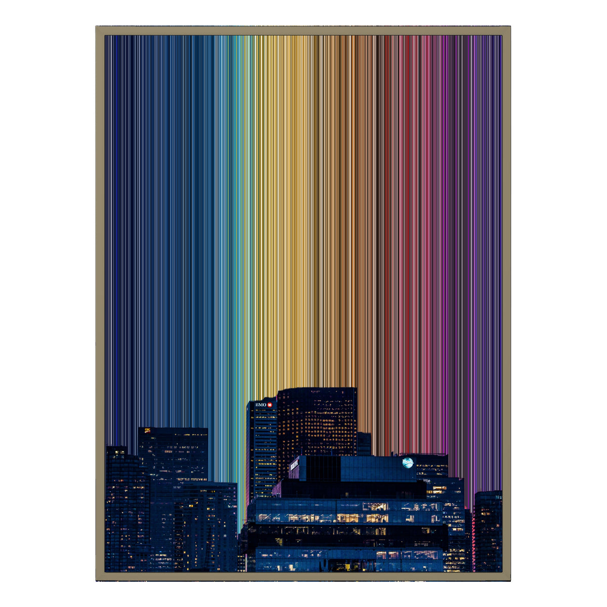 30×40" Float Frame Canvas - Natural Frame variant