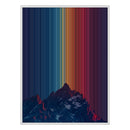 30×40" Float Frame Canvas - White Frame variant