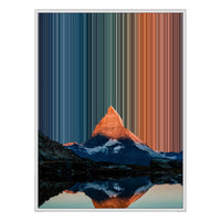 Leinwandbild mit Schattenfugenrahmen im Format 30×40", weißer Rahmen