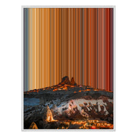 Canvastavla i floaterram, 30×40", vit ram