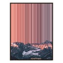 34×20" Metallic Float Frame Canvas - Brown Frame variant