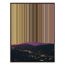 34×20" Metallic Float Frame Canvas - Brown Frame variant