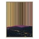 34×20" Metallic Float Frame Canvas - Natural Frame variant