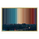 34×24" Metallic Float Frame Canvas - Gold Frame variant