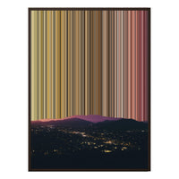 34×28" Metallic Float Frame Canvas - Brown Frame variant