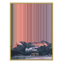 34×28" Metallic Float Frame Canvas - Gold Frame variant