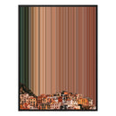 34×42" Metallic Float Frame Canvas - Black Frame variant