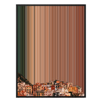 34×42" Metallic Float Frame Canvas - Black Frame variant