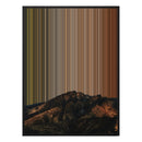 34×42" Metallic Float Frame Canvas - Black Frame variant