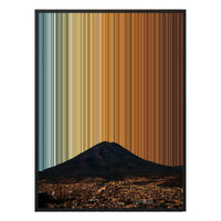 34×42" Metallic Float Frame Canvas - Black Frame variant