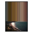 34×42" Metallic Float Frame Canvas - Black Frame variant