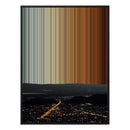 34×42" Metallic Float Frame Canvas - Black Frame variant