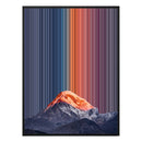 34×42" Metallic Float Frame Canvas - Black Frame variant