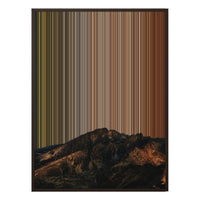 34×42" Metallic Float Frame Canvas - Brown Frame variant