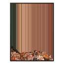 34×42" Metallic Float Frame Canvas - Brown Frame variant