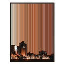 34×42" Metallic Float Frame Canvas - Brown Frame variant