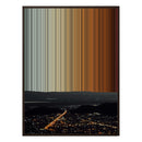 34×42" Metallic Float Frame Canvas - Brown Frame variant