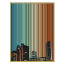 34×42" Metallic Float Frame Canvas - Gold Frame variant