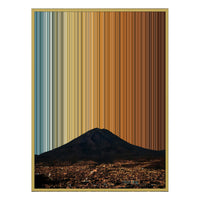 34×42" Metallic Float Frame Canvas - Gold Frame variant