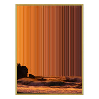 34×42" Metallic Float Frame Canvas - Gold Frame variant
