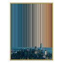 34×42" Metallic Float Frame Canvas - Gold Frame variant