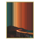 34×42" Metallic Float Frame Canvas - Gold Frame variant