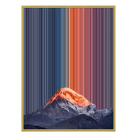 34×42" Metallic Float Frame Canvas - Gold Frame variant