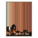 34×42" Metallic Float Frame Canvas - Natural Frame variant