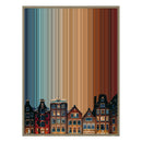 34×42" Metallic Float Frame Canvas - Natural Frame variant