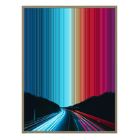 34×42" Metallic Float Frame Canvas - Natural Frame variant