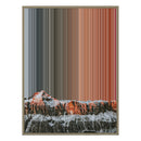 34×42" Metallic Float Frame Canvas - Natural Frame variant