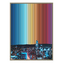 34×42" Metallic Float Frame Canvas - Natural Frame variant