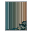 34×42" Metallic Float Frame Canvas - Silver Frame variant