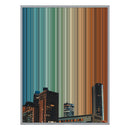 34×42" Metallic Float Frame Canvas - Silver Frame variant