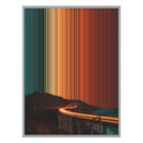 34×42" Metallic Float Frame Canvas - Silver Frame variant